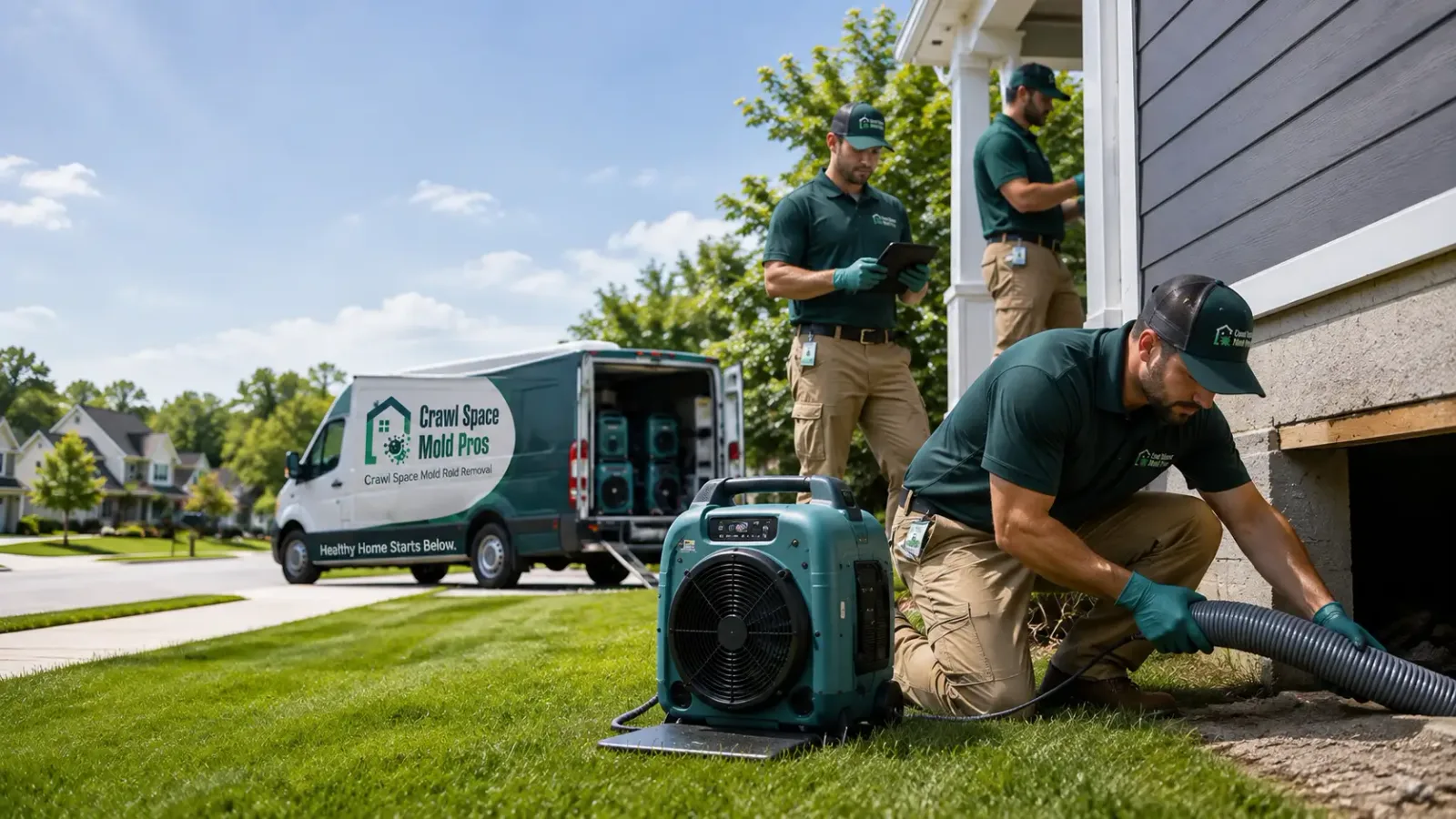Crawl Space Mold Removal in Greeneville, TN